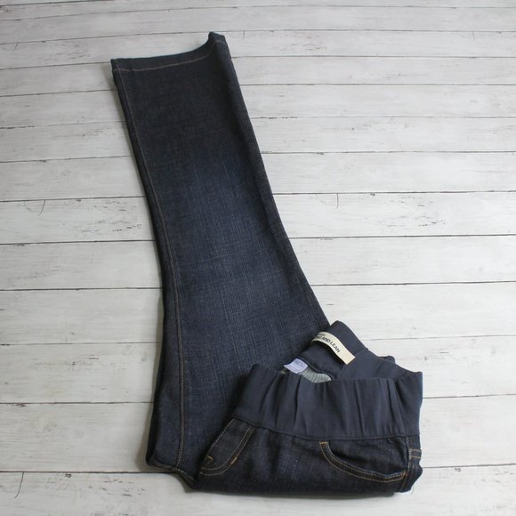 Gap Women Maternity Denim Blue Jeans Size 2 Reg Long and Lean - Picture 4 of 9